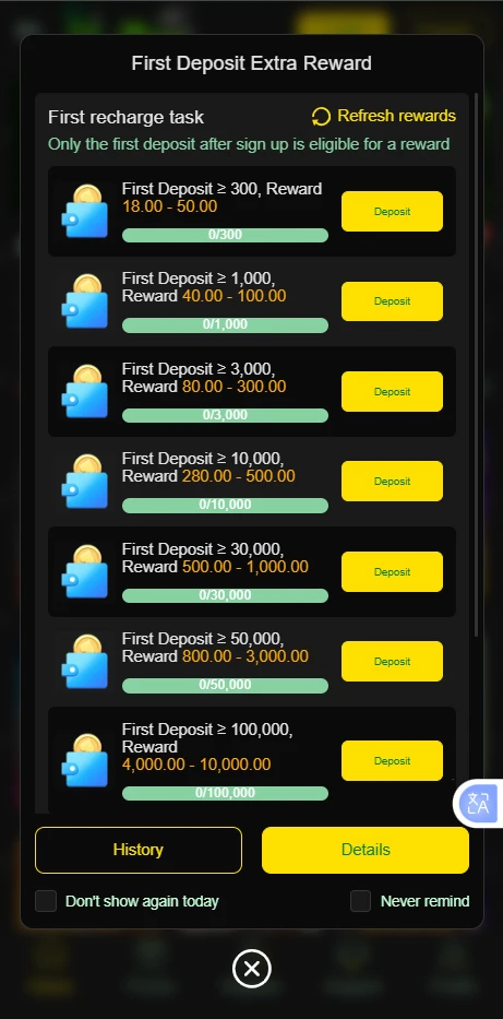 Z555 Game Tasks